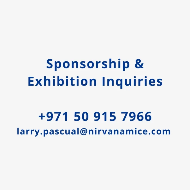 Sponsorship & Exhibition Inquiries